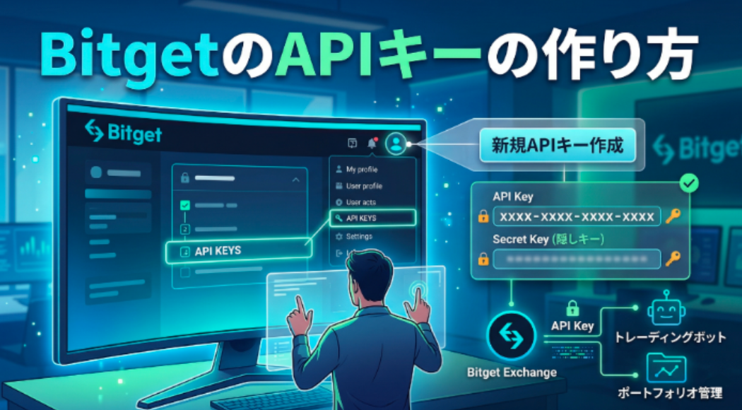 bitgetのAPIキーの作り方